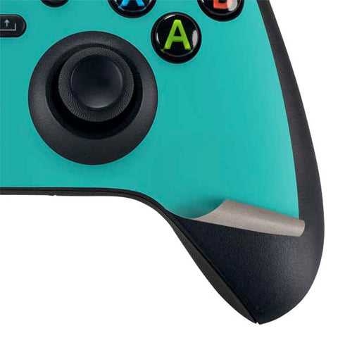 Aqua Blue Blue Solid Xbox Series X Bundle Skin